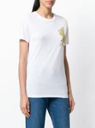 Zoe Karssen Cheetah Print T-shirt - White