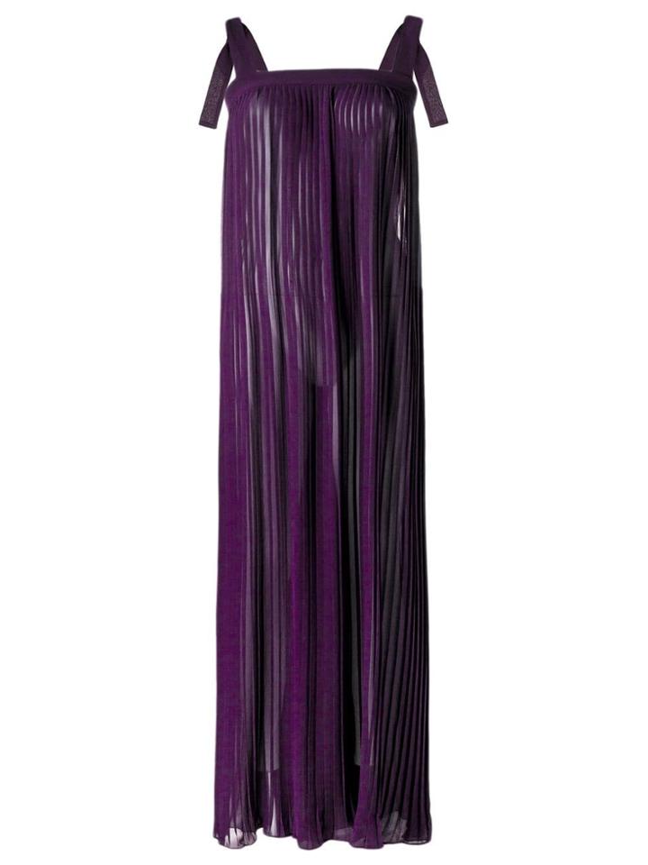 Adriana Degreas Maxi Dress - Purple