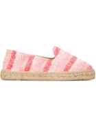 Manebi Striped Espadrilles - Pink & Purple