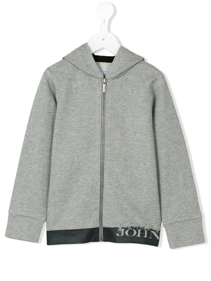 John Galliano Kids - Classic Hoodie - Kids - Cotton - 6 Yrs, Grey