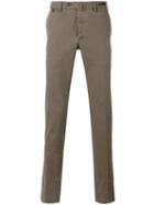 Pt01 Slim Fit Chino Trousers, Men's, Size: 54, Brown, Cotton/spandex/elastane