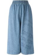 Bernhard Willhelm 'keep It Unreal' Culotte Pants
