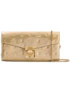 Mcm Patricia Clutch Bag - Gold