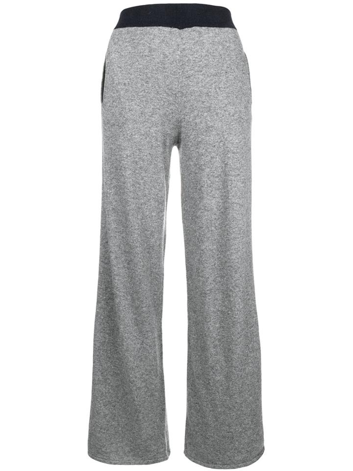 Semicouture Side Striped Track Pants - Grey
