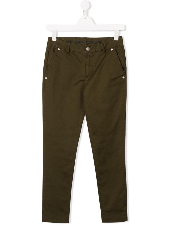 John Richmond Junior Teen Straight-leg Trousers - Green