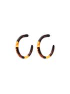 Dinosaur Designs Dino Brwn Resn Clssc Hoop Erng - Brown