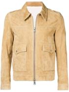 Ami Alexandre Mattiussi Zipped Suede Kacket - Neutrals