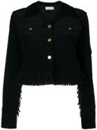 Sonia Rykiel Short Velvet Jacket - Black