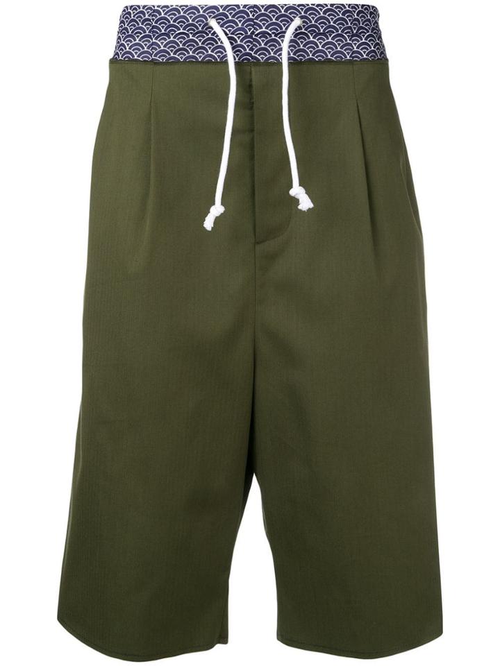 Maison Margiela Elasticated Waist Shorts - Green