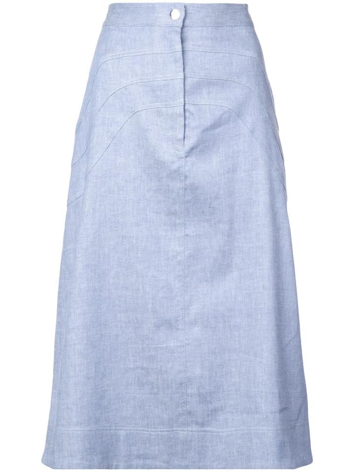 Jill Stuart Plain A-line Skirt - Blue