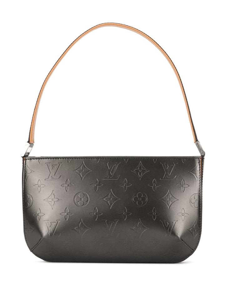 Louis Vuitton Vintage Monogram Mat Flower Bag - Black