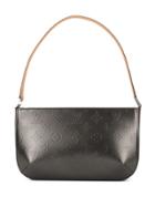Louis Vuitton Vintage Monogram Mat Flower Bag - Black