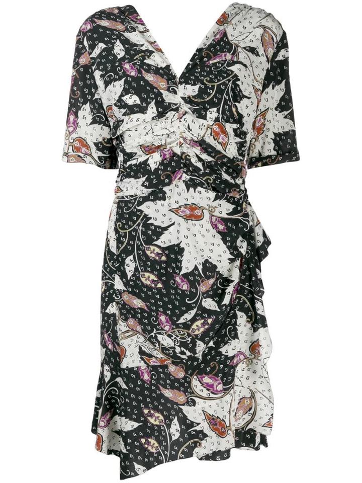 Isabel Marant Asymmetric Fitted Dress - Black