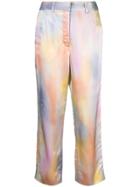 Sies Marjan Willa Printed Straight-leg Trousers - Grey