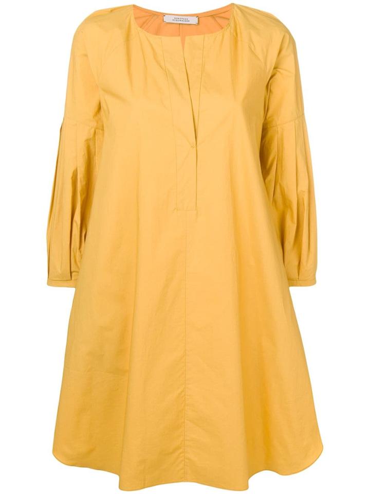 Dorothee Schumacher Flared Short Dress - Yellow