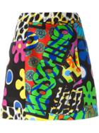 Moschino Printed A-line Skirt - Multicolour