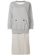 Mm6 Maison Margiela Pocket Front Sweatshirt - Grey