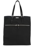 Saint Laurent - Double Zip Shopper Tote - Men - Leather/polyester - One Size, Black, Leather/polyester