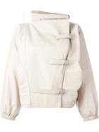 J.w. Anderson Buckled Leather Jacket