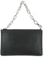 Alexander Wang Large 'attica' Clutch, Women's, Black, Calf Leather/metal