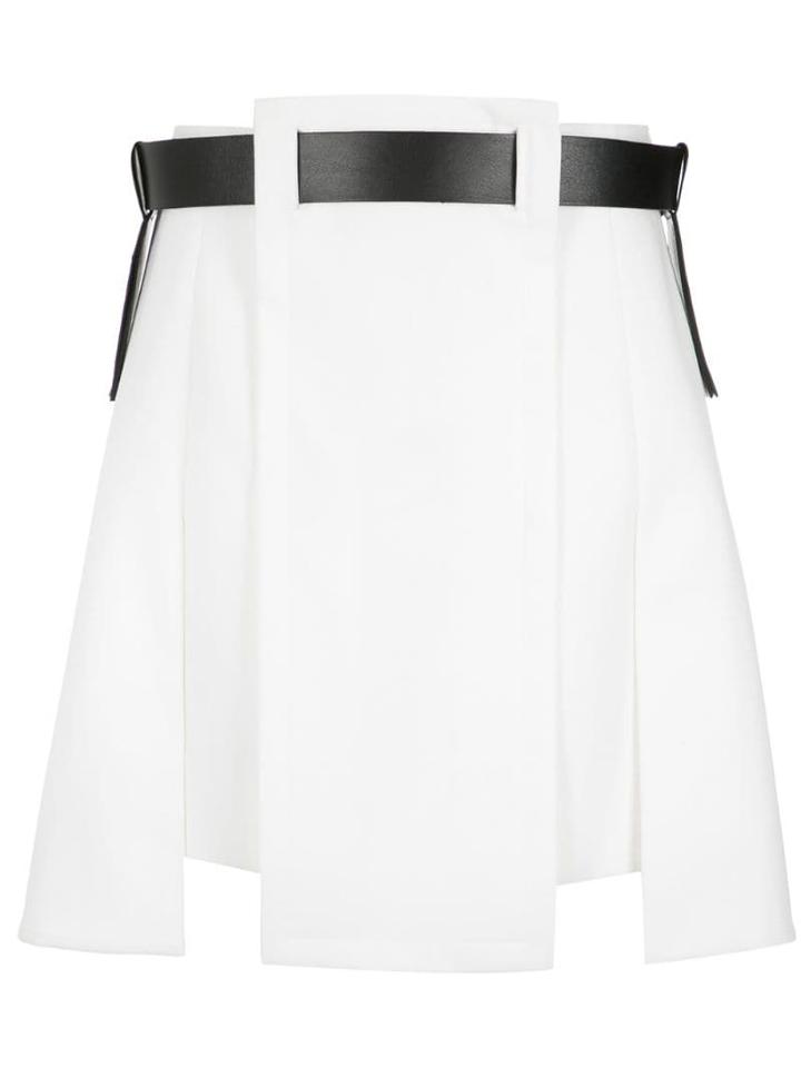Gloria Coelho Asymmetric Belted Skirt - 3221