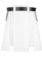 Gloria Coelho Asymmetric Belted Skirt - 3221