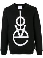 Ports V Love Print Sweatshirt - Black