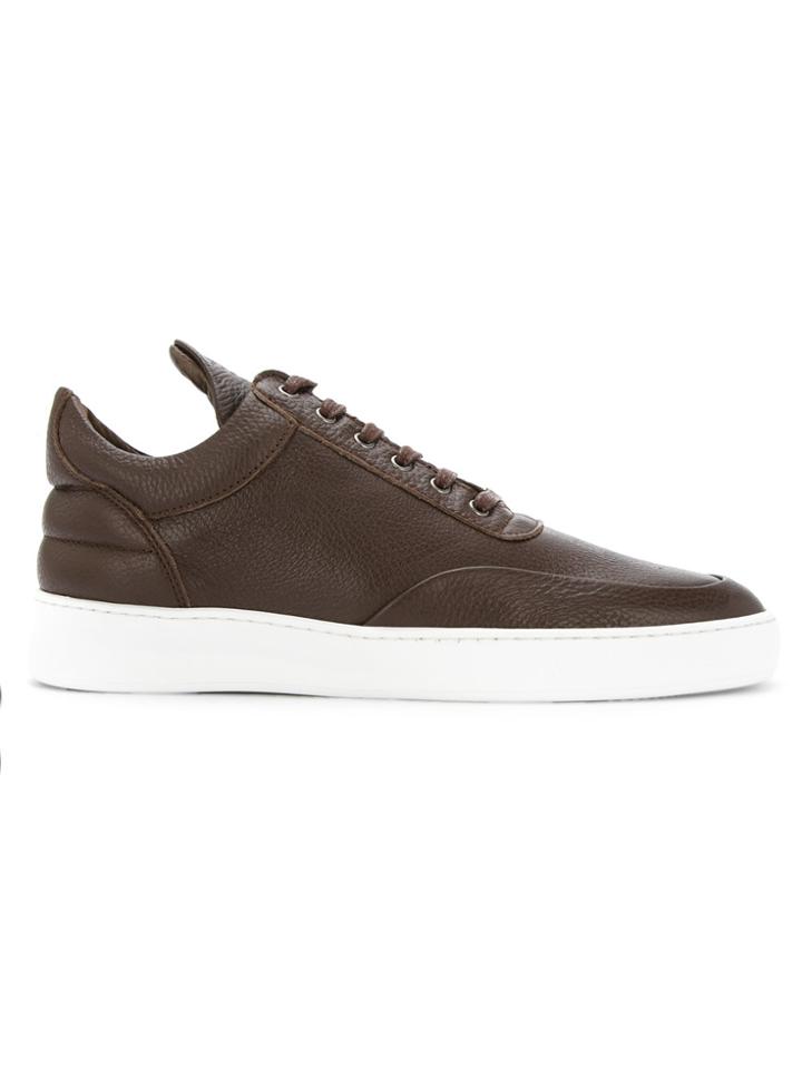 Filling Pieces Grain Low Top Sneakers - Brown