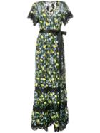 Diane Von Furstenberg Victorious Embroidered Dress - Black