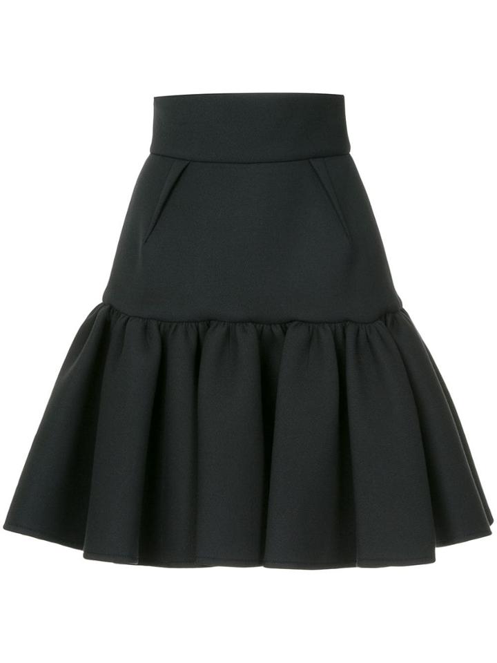 Dice Kayek Flared Pleated Skirt - Blue