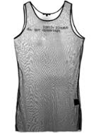 Ann Demeulemeester Blanche Beaded Embroidered Sheer Top