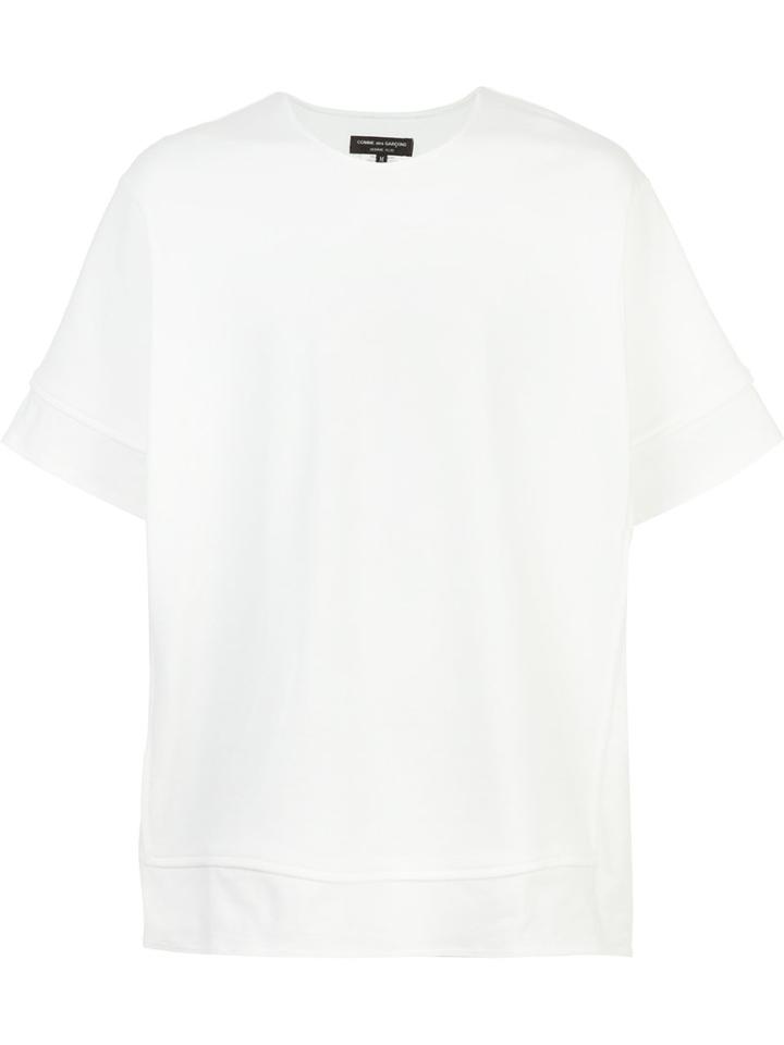 Comme Des Garçons Homme Plus Pile T-shirt, Men's, Size: Large, White, Cotton