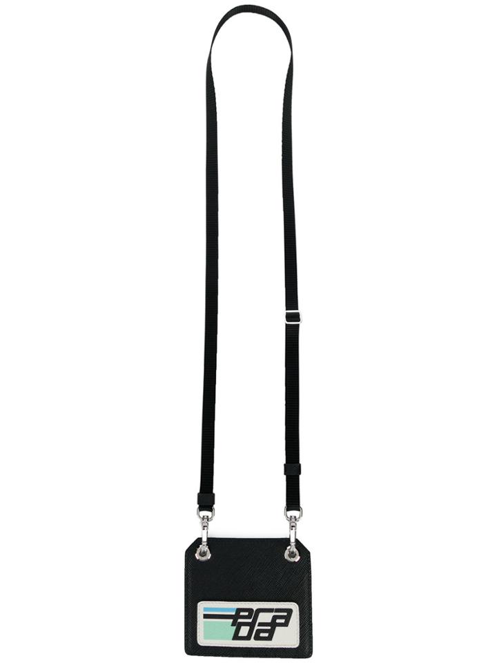 Prada Badge Holder - Black