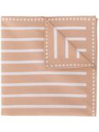 Brunello Cucinelli Striped Pattern Scarf - Neutrals