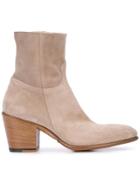 Rocco P. Zipped Ankle Boots - Brown