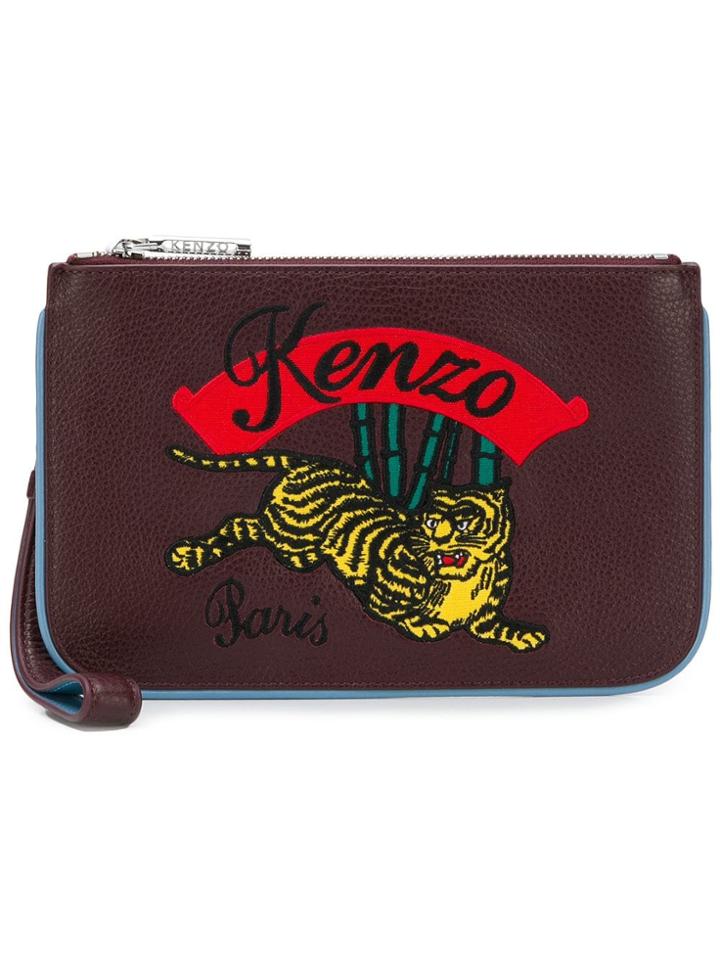 Kenzo Embroidered Clutch