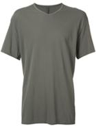 Attachment - Plain T-shirt - Men - Cotton - 3, Green, Cotton
