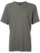 Attachment - Plain T-shirt - Men - Cotton - 3, Green, Cotton