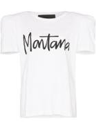 Montana X Montana Print Cotton T Shirt - White