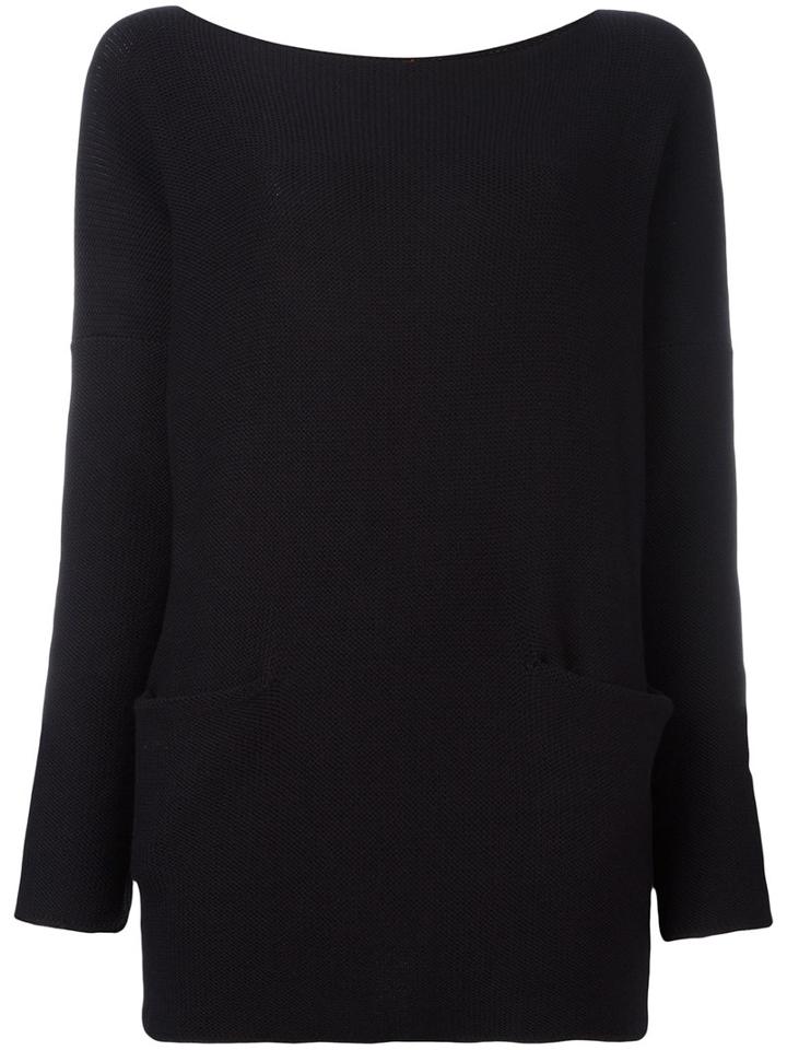 Daniela Gregis Round Neck Jumper, Women's, Blue, Cotton