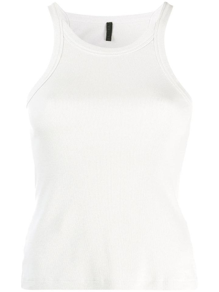 Unravel Project Open Back Top - Grey
