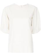 Masscob Juliet Sleeve Top - Nude & Neutrals