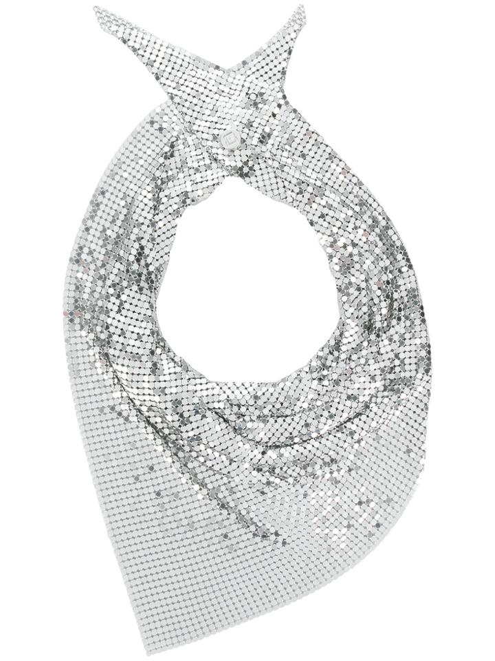 Paco Rabanne Paty Chic Scarf - Metallic