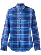 Polo Ralph Lauren Plaid Long Sleeve Shirt - Blue
