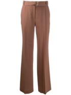 Frenken Classic Tailored Trousers - Brown