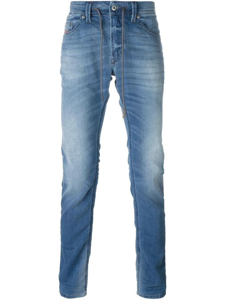 Diesel Thavar Jeans, Men's, Size: 32, Blue, Cotton/polyester/spandex/elastane