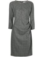 Fabiana Filippi Draped Detail Midi Dress - Grey