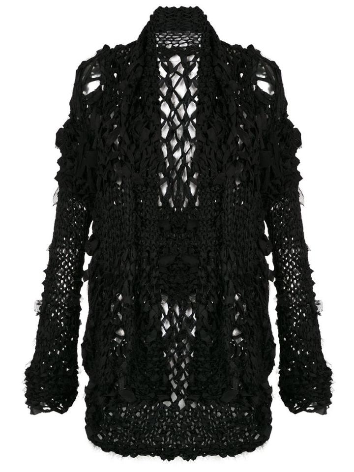 Osklen Asap Maxi Cardigan - Black