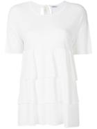 P.a.r.o.s.h. Ruffled T-shirt - White