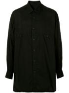Yohji Yamamoto Panelled Shirt - Black